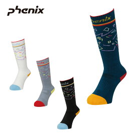 PHENIX フェニックス スキー ソックス 靴下 キッズ ジュニア＜2024＞ESB23SO81 / Pop Star Junior Socks