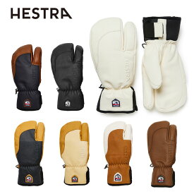 HESTRA ヘストラ スキー グローブ メンズ レディース＜2024＞ 33872 / Topo 3-Finger /3-FingerFull Leather Short/ トポ スリーフィンガー/スリーフィンガー フルレザーショート/ 2023-2024 NEWモデル