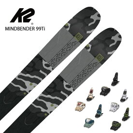 スキー板 メンズ レディース K2 ケーツー ＜2024＞ MINDBENDER 99Ti[S230300501] + ＜23＞SQUIRE 11【金具付き・取付送料無料 グリップウォーク対応】 2023-2024 NEWモデル