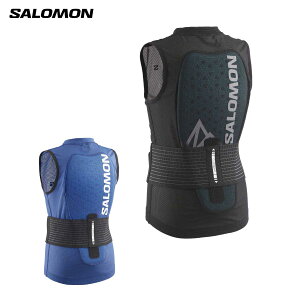SALOMON サロモン スキー バックプロテクター 脊椎パット キッズ ジュニア<2025>FLEXCELL PRO VEST JR