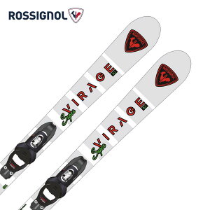 ROSSIGNOL ���V�j���[�� �X�L�[�� �L�b�Y �W���j�A 2026 SUPER VIRAGE KJ / RRNJS01 + KID 4 GW �v���[�g/�r���f�B���O �Z�b�g ��t���� �O���b�v�E�H�[�N�Ή�