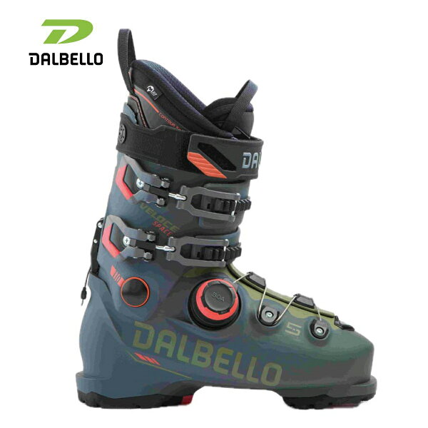 DALBELLO ダルベロ スキーブーツ メンズ レディース＜2026＞VELOCE SPACE 110 / ヴェローチェ スペース 110 / D2503107.10【boa搭載】27.5;アンスラサイト×ケルプグリーン