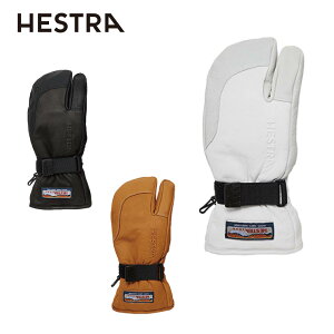 HESTRA �w�X�g�� �X�L�[�O���[�u �����Y ���f�B�[�X��2026��30872 / 3-Finger Full Leather ���{���K�i