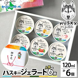ハスキージェラート ジェラート 人気6種 ミルク ショコラ カッサータ 宇治抹茶 黒糖バナナ レモンヨーグルト アイス ギフト箱 熨斗 人気 専門店 デザート 母の日 父の日 バレンタイン ギフト チョコ以外 アイス クリーム お取り寄せ ロストアンドファウンド