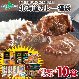 北海道 カレー福袋 （ランダム5食/ランダム10食） 福袋 お楽しみ セット 北海道 お土産 カレー スープカレー チキンカレー クリシュナ 流氷カレー 牛すじ 道産牛 道産豚 十勝牛 レトルトカレー スープカリー 常温保存 レトルト 詰め合わせ ご当地カレー お取り寄せ curry