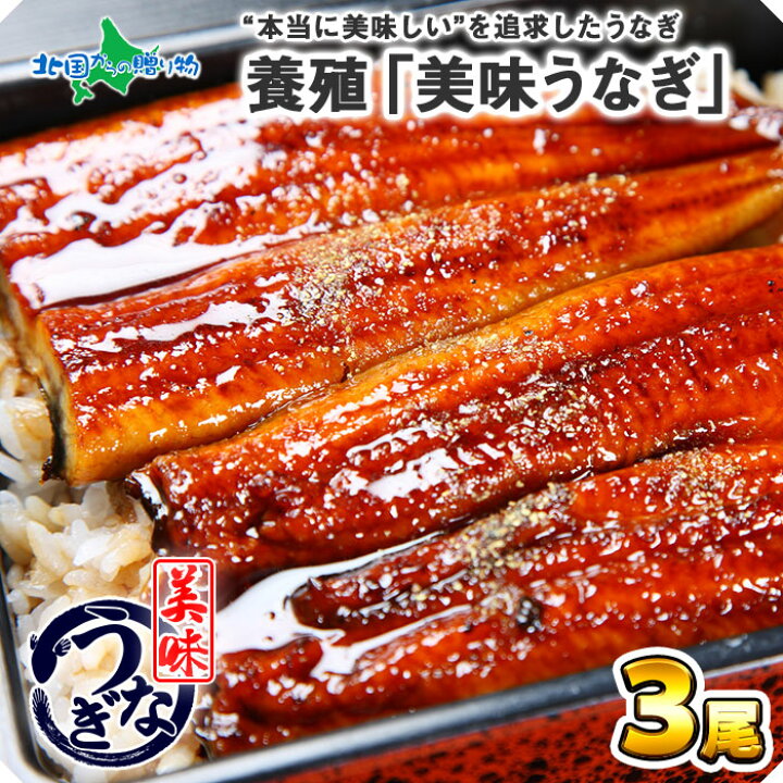 楽天市場 ギフト ウナギの蒲焼き 3尾 セット 1g 130g前後 うなぎ ギフト 鰻 ウナギ うなぎ 蒲焼き 土用の丑の日 うなぎ ギフト うなぎ 蒲焼き 誕生日 快気祝い 敬老の日 うなぎ お中元 うなぎ 蒲焼 鰻 海鮮 お中元 食べ物 お取り寄せ グルメ 送料無料 北国からの