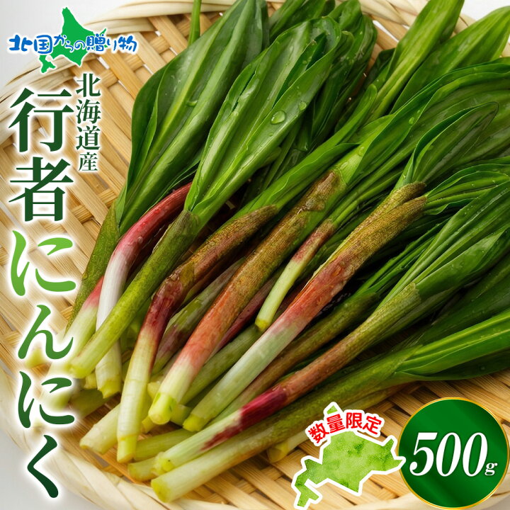 楽天市場】北海道産 行者にんにく 生冷蔵 予約（500g4980円・1kg6580円 