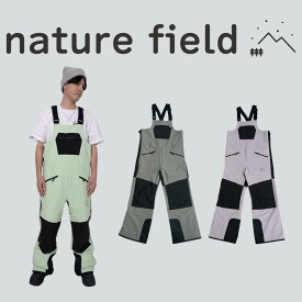 【セール】nature field ネイチャーフィールド　スノーボードウェア　パンツ　BIBパンツ　　ビブ 24/25