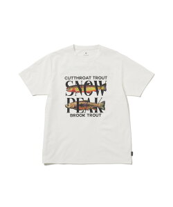 �y�艿7,700�~�zsnowpeak Famous Trout Dry T-Shirt TS-26SU009 �v�����g T�V���c �O���t�B�b�N ���� �N���[�l�b�N �t�B�b�V���O �A�E�g�h�A �z������ �h���C ���K�f�� �{�b�N�X�V���G�b�g ���C�h�V���G�b
