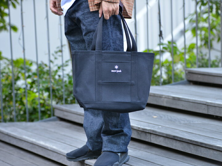 楽天市場】【スノーピーク 公式】 Canvas NOASOBI ToteBag M One Black 