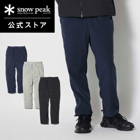 【 スノーピーク 公式 】snowpeak Micro Fleece Pants PA-23AU005 フリース パンツ ズボン ユニセックス メンズ レディース 旅行 登山 バーベキュー キャンプ アウトドア ファッション アパレル