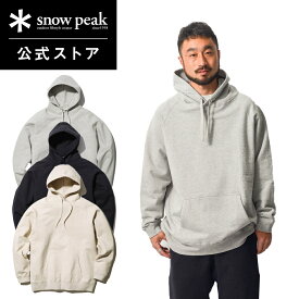 【スノーピーク 公式】snowpeak Recycled Cotton Pullover Hoodie SW-22SU402R スウェット パーカー フーディー メンズ レディース 旅行 登山 バーベキュー キャンプ アウトドア ファッション アパレル