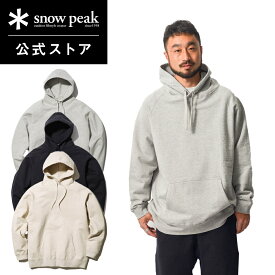 【 スノーピーク 公式 】snowpeak Recycled Cotton Pullover Hoodie SW-22SU402R スウェット パーカー フーディー メンズ レディース 旅行 登山 バーベキュー キャンプ アウトドア ファッション アパレル