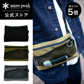 【マラソン開始2日間限定 5％OFF＆P5倍】【 スノーピーク 公式 】snowpeak Everyday Use Sacoche AC-21AU417R バッグ サコッシュ ショルダーバッグ 旅行 通勤 登山 キャンプ アウトドア アクティブ ブランド ファッション アパレル