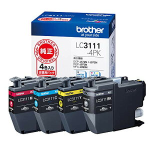 uU[H ybrotherzCNJ[gbW4FpbN LC3111-4PK Ή^:DCP-J987NADCP-J982NADCP-J587NADCP-J582NAMFC-J738DN  AVAA}[^ACG[