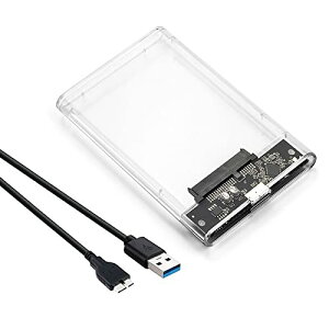 2.5C` HDDP[X USB 3.0ڑ SATAΉ HDD/SSD Ot hCu P[X 5Gbps f[^] UASP Ή |[^u SSD hCu  n[hfBXNP[X lW&Hsv ȒPE Windows/Mac/Linux
