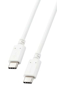 GR USB-C & USB-C P[u 100W USB PDΉ 1.5m zCg yiPhone 16 V[Y Ή؍ρz MPA-CC5P15WH