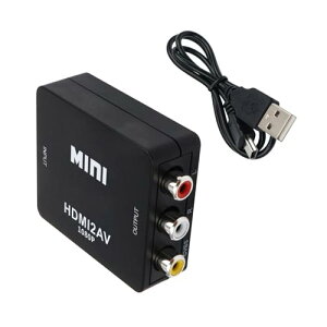 ALLVD HDMI to AVϊ HDMI to RCAϊT|[gDeear 1080 PAiOϊI[fBIo͉\er/PS 3/PS 4/PS 5 PC/BDv[[/switchp[dP[utubN