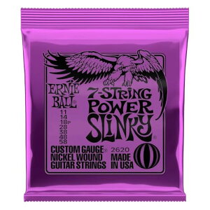 yKiz ERNIE BALL 2620 GLM^[ 7 (11-58) 7-STRING POWER SLINKY p[EXL[
