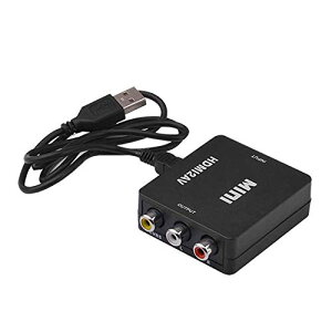 yarui HDMI to AV Ro[^[ RCAϊA_v^ HDMIto RCA ϊRo[^[ R|WbgHDMIɕϊA_v^ AV to HDMI ϊ ] 720/1080P؂ւ USBd ubN