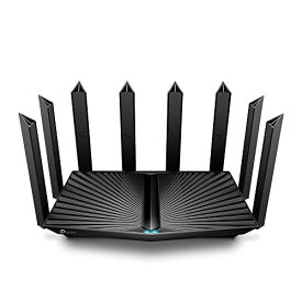 TP-Link WiFi ルーター WiFi6 PS5 対応 無線LAN 11ax AX6600 4804 Mbps (5 GHz) + 1201 Mbps (5 GHz) + 574 Mbps (2.4 GHz) OneMesh対応 メーカー保証3年 Archer AX90/A
