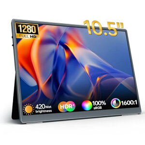 oCj^[ 10.5C` 1920*1280 3:2ʔ |[^uj^[ oCfBXvC Px420nits IPSpl 100sRGBLF HDR ^ ^ USB/Type-C/mini HDMI/PS5/XBOX/Switch/PC/MacȂǑΉ 