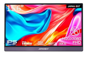 JAPANNEXT 15.6C` oCj^[ IPS pl tHD 1920x1080𑜓x X}[gP[Xt (Type C/MAC PCΉ/Xs[J[/) JN-MD-IPS1564FHDR-T
