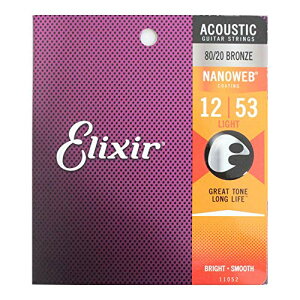 GNT[ ELIXIR 11052 ACOUSTIC NANOWEB LIGHT 12-53×3SET AR[XeBbNM^[