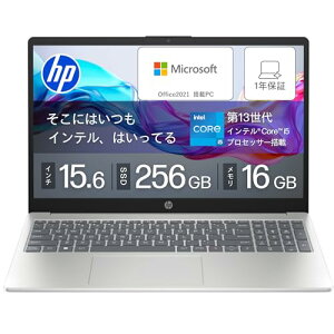 HP m[gp\R HP 15-fd Ce13 Ce Core i5-1334U 16GB 256GB SSD Bluetooth wF ^ i`Vo[ Microsoft Office Home & Business 2021 1Nԃ[J[ۏ