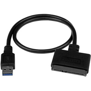 StarTech.com 2.5C`SATA - USB 3.1 A_v^P[u USB 3.1 Gen 2(10 Gbps) 2.5C`SATA SSD/HDDΉ USB312SAT3CB