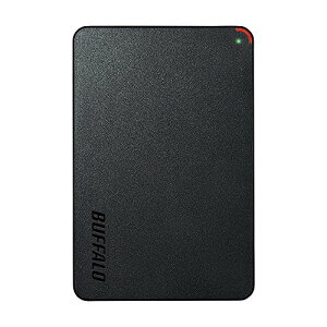 BUFFALO ~jXe[V USB3.1(Gen1)/USB3.0p|[^uHDD 1TB y iPhone 16 / 16 pro mFς zHD-PCFS1.0U3-BBA