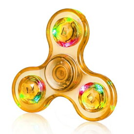 MEKBFG 光るハンドスピナー 子供用スピナーLED光る プ感覚おもちゃ 大人ストレス解消 ハンドスピナー 自閉症 赤ちゃん ボール暗闇で光るおもちゃ