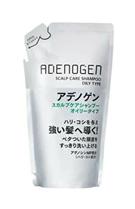 アデノゲン (ADENOGEN) アデノゲン スカルプケアシャンプー (オイリータイプ) 液体 単品 詰替え用 310ミリリットル (x 1)