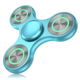 VOFOLEN ハンドスピナー 夜光 高級 ストレス解消 グッズ かっこいい メタル製 ハンドスピナー よく回る 4～6分高速回転 静音 超耐久性 ハンドス ピナー フィジェットトイ 自閉症 ストレス発散