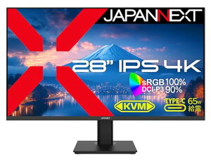yECTCgzJAPANNEXT 28C` IPSpl 4K(3840x2160)𑜓x tj^[ JN-i28U-C6 HDMI DP USB Type-C(ő65W) HDR sRGB:100% DCI-P3:90% KVM@\ y2Nۏ؁z