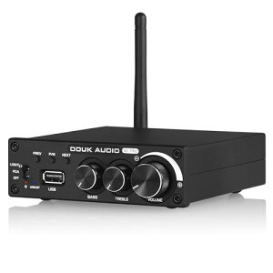 Douk Audio M1 PRO Hi-Fi 320W Bluetooth 5.0 p[Av XeI TuE[t@[Av USB yv[[ 32V/5AdA_v^[t