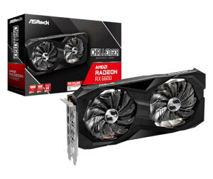 ASRock OtBbN{[h AMD Radeon RX6600 GDDR6 8GB ڃf yK㗝Xiz RX6600 CLD 8G