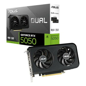 ASUS DUAL GeForce RTX 5050 8GB GDDR6 OC GfBV rfIJ[h DUAL-RTX5050-O8G K㗝Xi