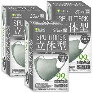 [HhbgR] iSDGy90 30x3z ̌^Xp[XsDzJ[}XN SPUN MASK (Xp}XN) O[ 30x3