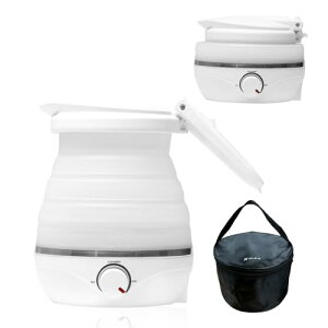 【再入荷★全世界で使える】スリーアール ケトル タビケトル 電気 キャンプ 折りたたみケトル 600ml 1.5m 海外対応 電気 収納袋付き アウトドア 折りたたみ ダブル保温 携帯 持ち運び 車中泊
