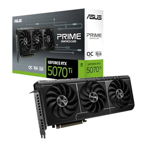 ASUS NVIDIA GeForce RTX 5070Ti rfIJ[h 16GB GDDR7 PCI Express 5.0 / PRIME-RTX5070TI-O16G K㗝Xi