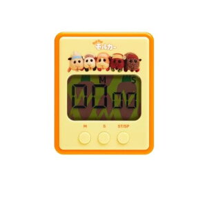 シーシーピー(CCP) きゃらタイマー PUI PUIモルカー キッチンタイマー 自立スタンド/マグネット付 大画面 勉強 学習 料理 キッチン 台所 冷蔵庫 タイマー きゃらニクスシリーズ KH-CT82-MPU