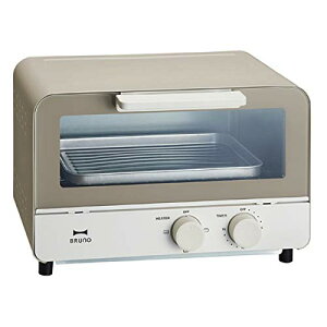 BRUNO ブルーノ オーブントースター 2枚焼き おしゃれ 北欧 トースター BOE052 (ウォームグレー)