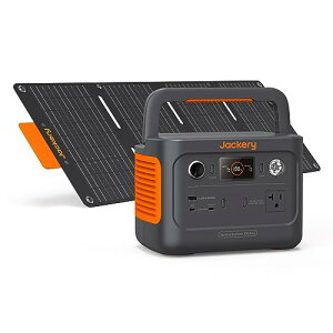Jackery Solar Generator 300 Plus 40W Mini |[^ud \[[pl Zbg 288Wh/300W _S |[^uobe[ SolarSaga 40 1 ƒp Lv Ԓ AEghA hЃObY d pd