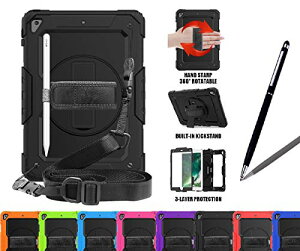 uXN[veN^[vDoo iPad 9.7 P[X iPad 6/5 V_[P[X 9.7C` (2018/2017)/Air/Air2/Pro 9.7Ή ϏՌ Jo[ y[t 360°]LbNX^h 莝oh V