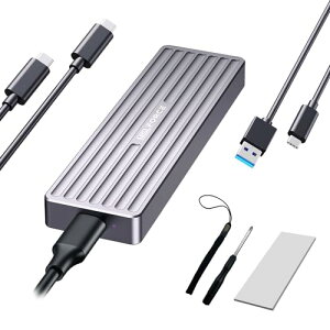 S̓{ M.2 SSD NVME SATA Ή OtP[X 10Gbps f[^] 1000MB/s M-Key M&B Key 2242 2260 2280 USB-A USB-C USB3.2 Gen2 Type-C M 4TB eʊg Otn[hfBXN x0200m (1, x0200)