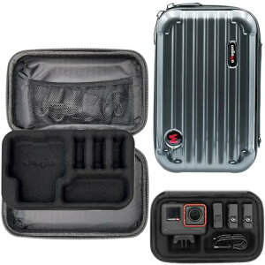 Taoricup Insta360 Ace Pro 2/Ace Pro/Ace/GO 3/X3 & GoPro Hero Ή [P[X یobO n[hVFP[X [obO+gїpXgbvt ϏՌی 3mmCi[ (grey)