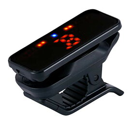 KORG(コルグ) ギター/ベース用 クリップチューナー Pitchclip 2+ ピッチクリップ 軽量/18時間連続稼働/角度調節/レフティ対応 ブラック PC-2+