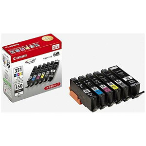 Canon  CN J[gbW BCI-351XL(BK/C/M/Y/GY)+BCI-350XL 6F}`pbN eʃ^Cv BCI-351XL+350XL/6MP 2Zbg