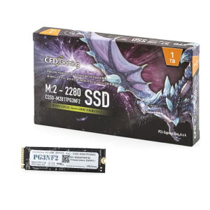 CFD̔ PG3NF2V[Y 1TB (ǂݎő4,950MB/s) M.2 2280 NVMe PCI-E Gen.4 x 4 (NVMe 1.3) SSD CSSD-M2B1TPG3NF2
